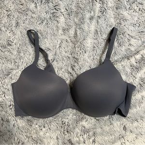 Victorias Secret Lined Demi Gray 36D